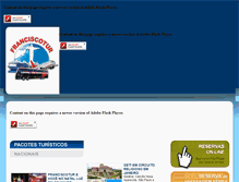 Tablet Screenshot of franciscotur.com.br